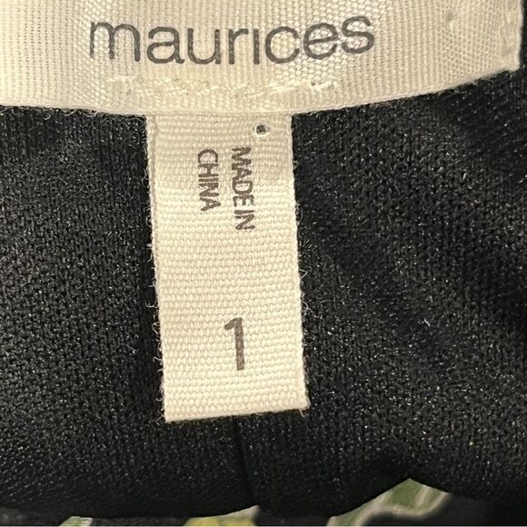 Maurices Floral bell sleeve deep v-neck Kimono Dress size 16/18 - Picture 8 of 13